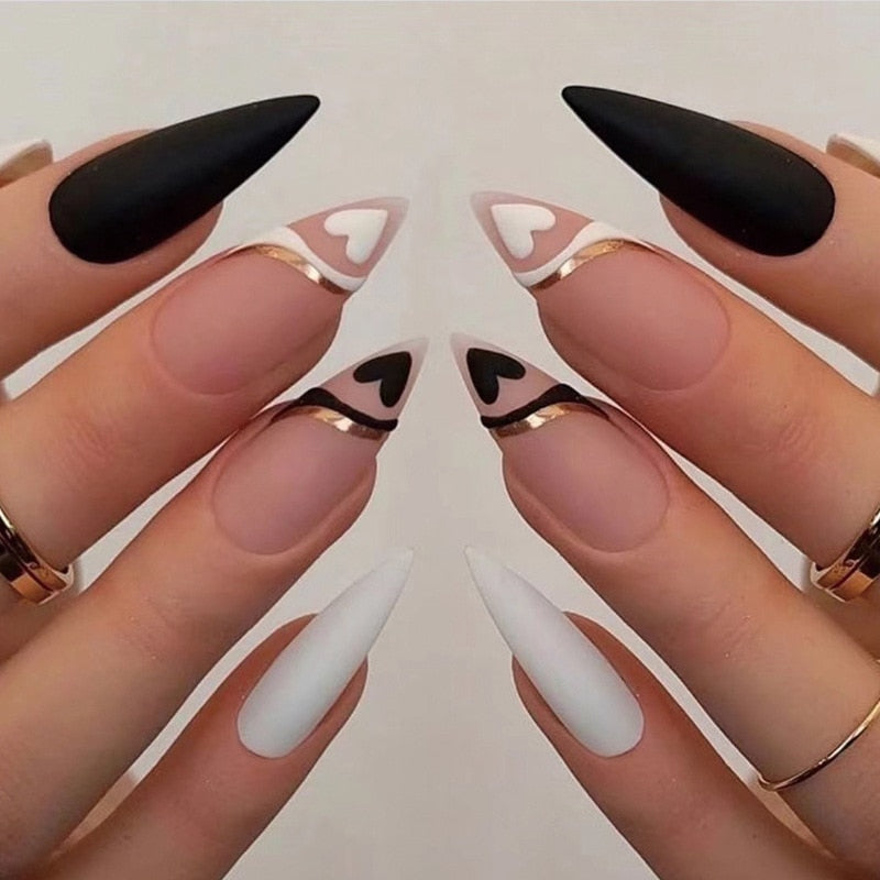 1Kit Gradient Ramp Purple Nail Tips Long Square Ballerina Luxury Nail Decoration With Rhinestones Home DIY Press On Coffin Nails JP1796