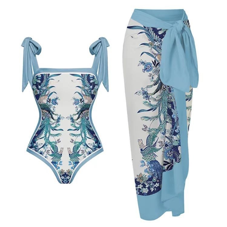 2024 Bikini Floral Ruffled Bikini Set Women 3D Flower High Waist Two Piece Swimsuit Beach Skirt Bathing Suit Swimwear Biquinis set 29