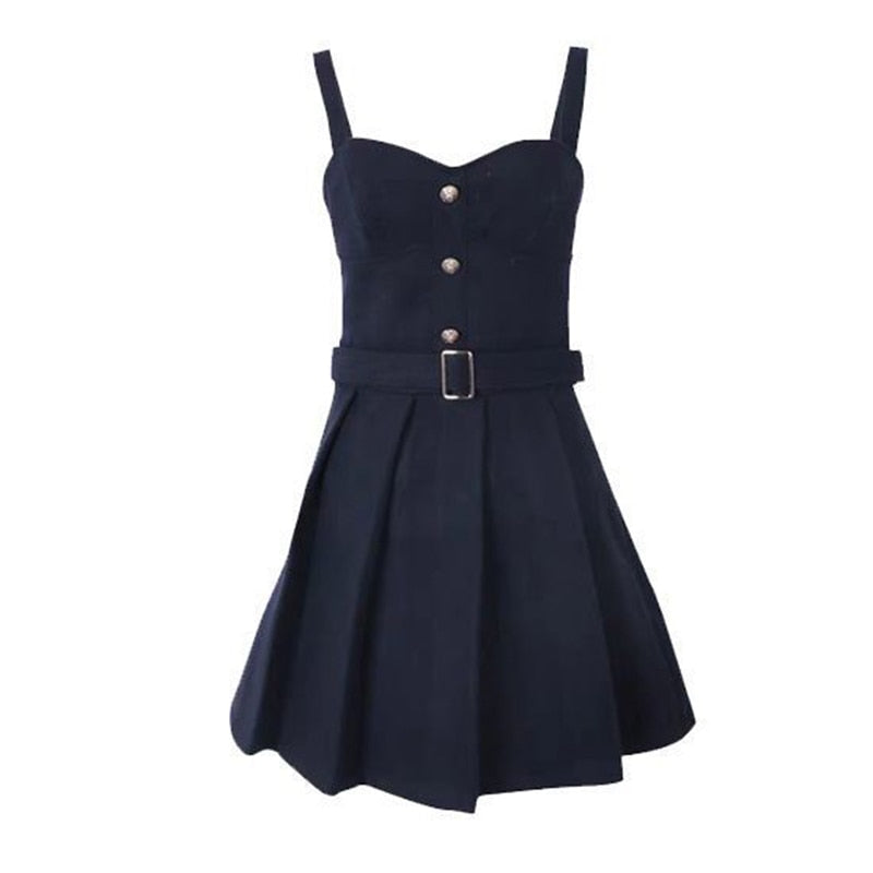 2024 College Style 2 Piece Jacket Skirt Suit Women Spring Autumn Skirt WITH Belt+Streetwear Harajuku BF Casual Coat dress