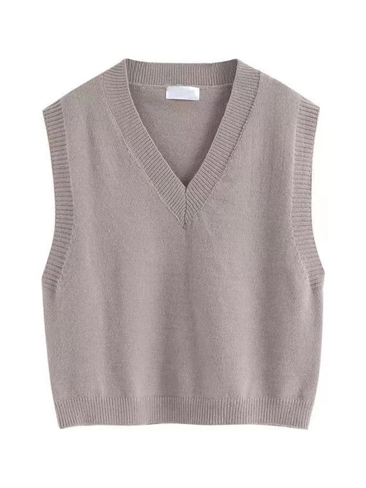 Spring Autumn 3 Piece Set Women Streetwear Knitted Vest+Long Sleeve Shirt+Harajuku BF Loose Cargo Pants Women