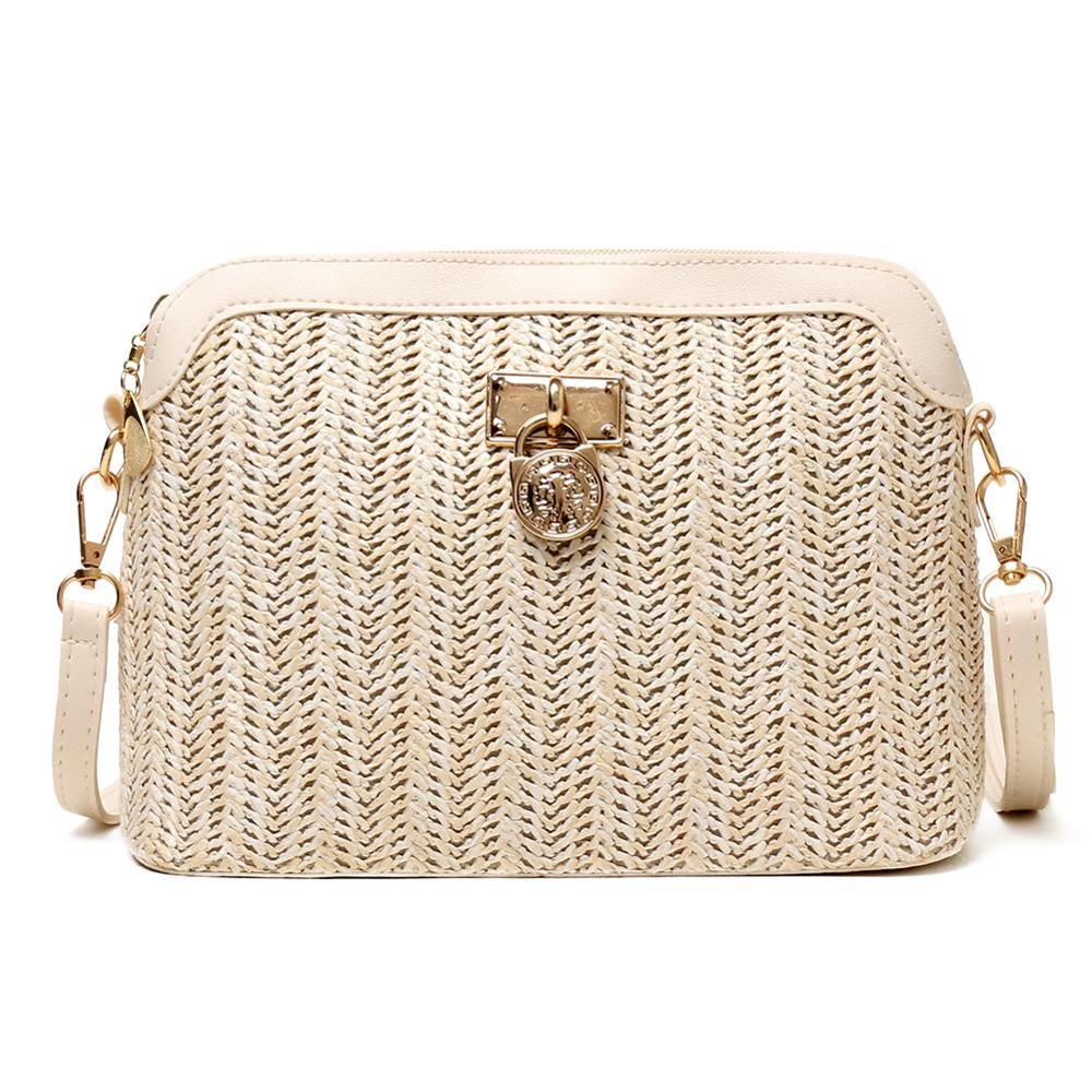 2024 Summer Straw Bags For Women Handmade Tassel Beach Bags Raffia Rattan Woven Handbags Female Vacation Crossbody Bags Clutch Type D