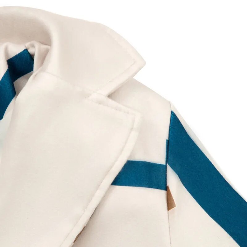 2024 Women's Fashion New Autumn and Winter Windbreakers Casual Loose Temperament Retro Print White Long Plush Ladies Coat