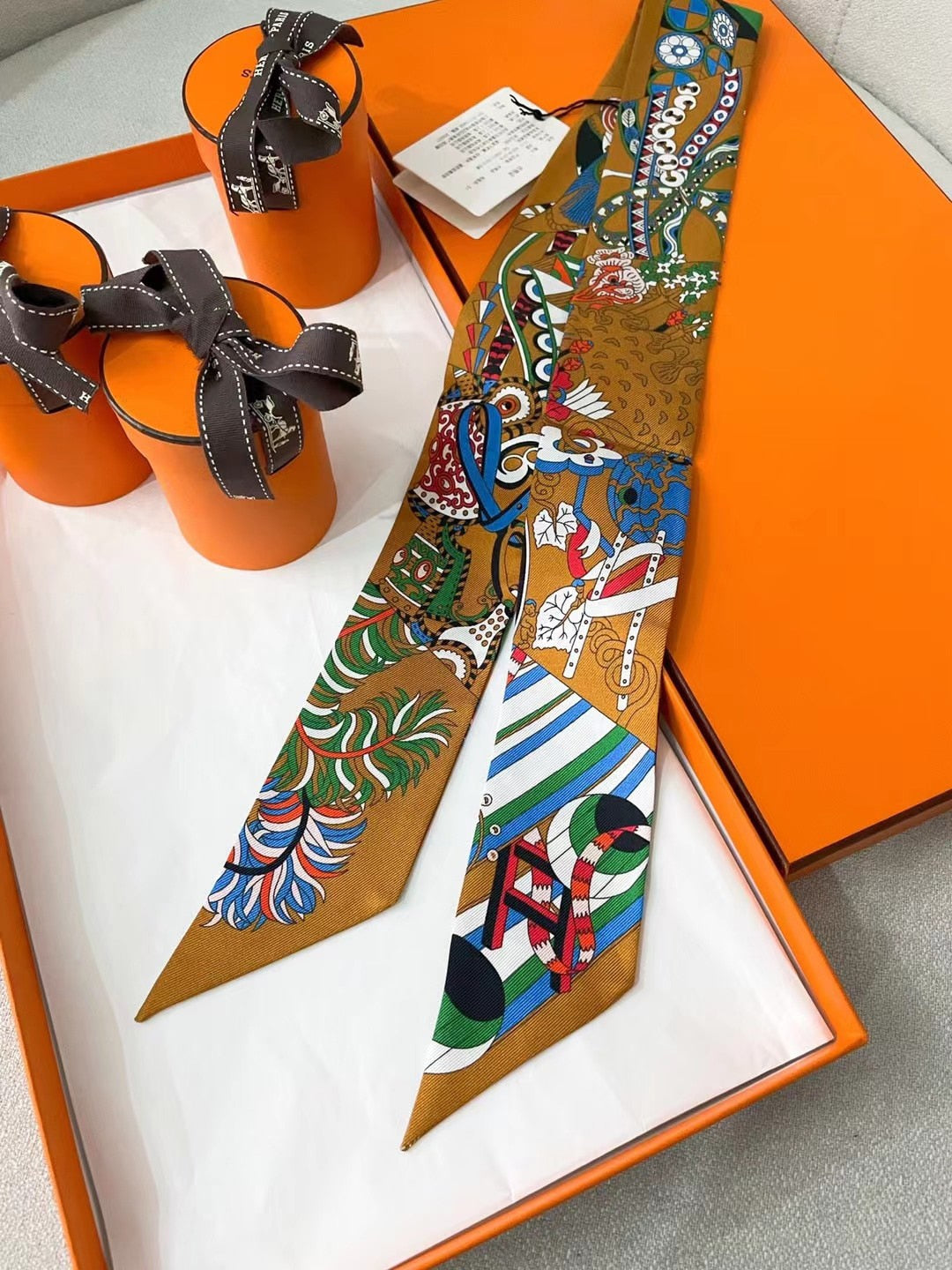 2024 new mulberry silk silk tie bag long silk scarf star internet celebrity same style suit scarf streamer headband 2 5X 86CM