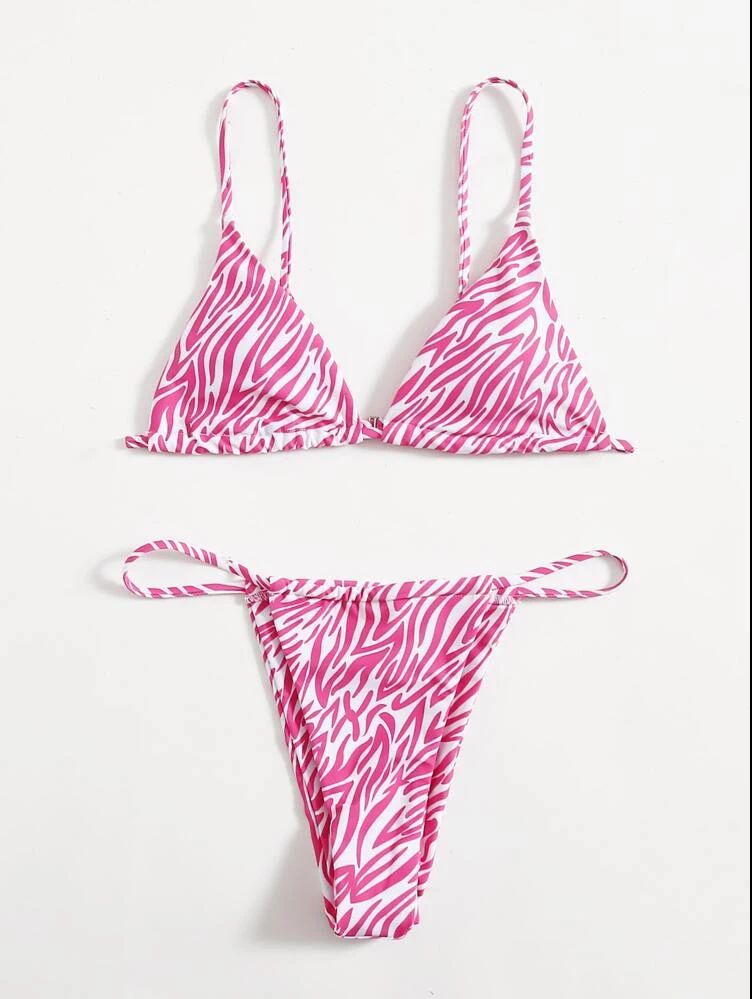 Women's Three-piece Swimsuit Pink