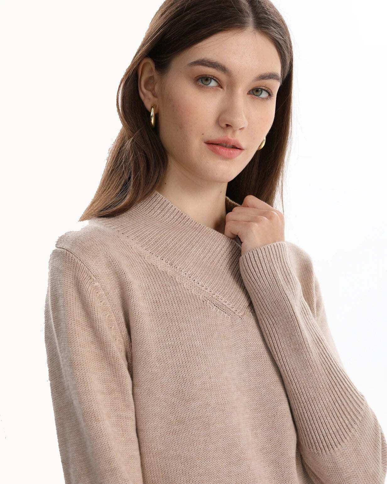 AP Sweaters 2024 Fall Women V Neck Sweater Lady Clothes Big Girls Top Soft Black Patchwork, #2005 AMAIO