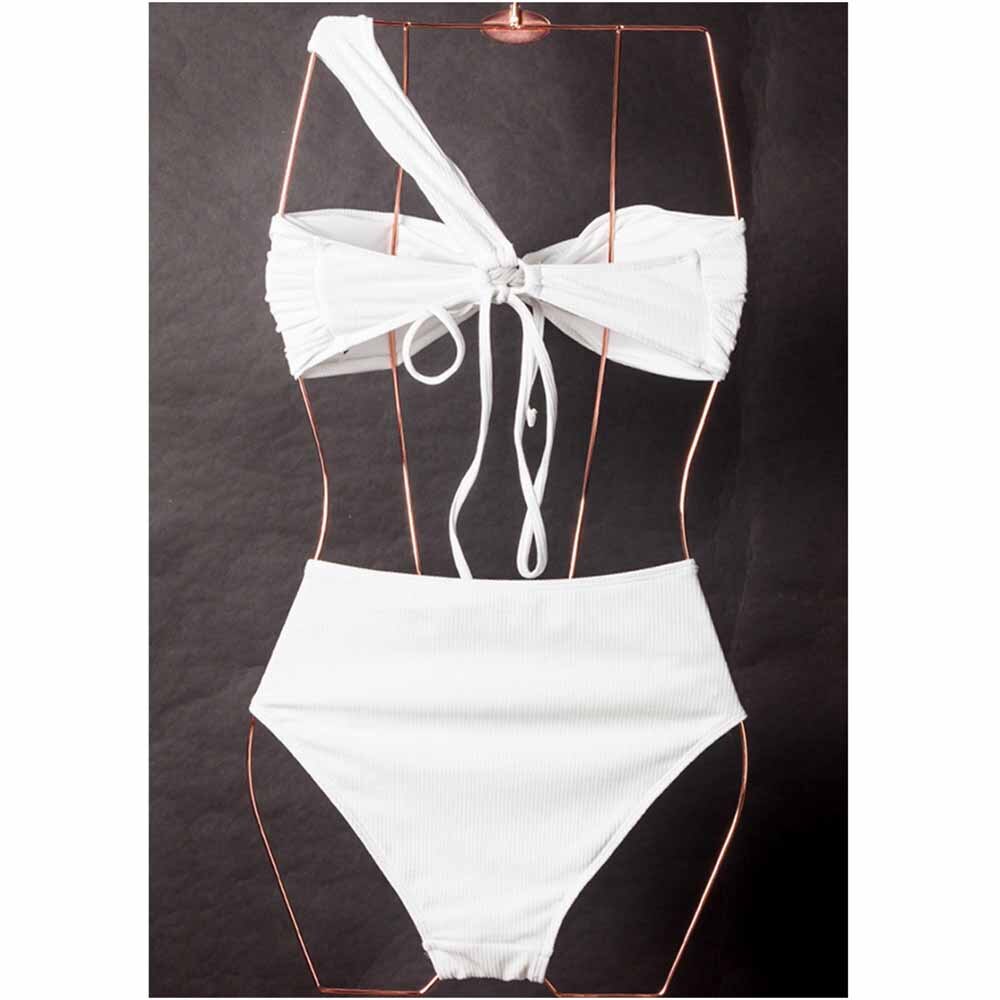 Women Fashion Padded Bra Bikini Set Swimsuit Ladies Solid Bandage Push-up Triangle Swimwear Bathing Suits Biquini Swimwear