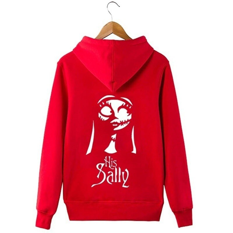 Autumn Jack and Sally Couple Hoodies Halloween Before Christmas Jackets Man Women Couple Hoody 6