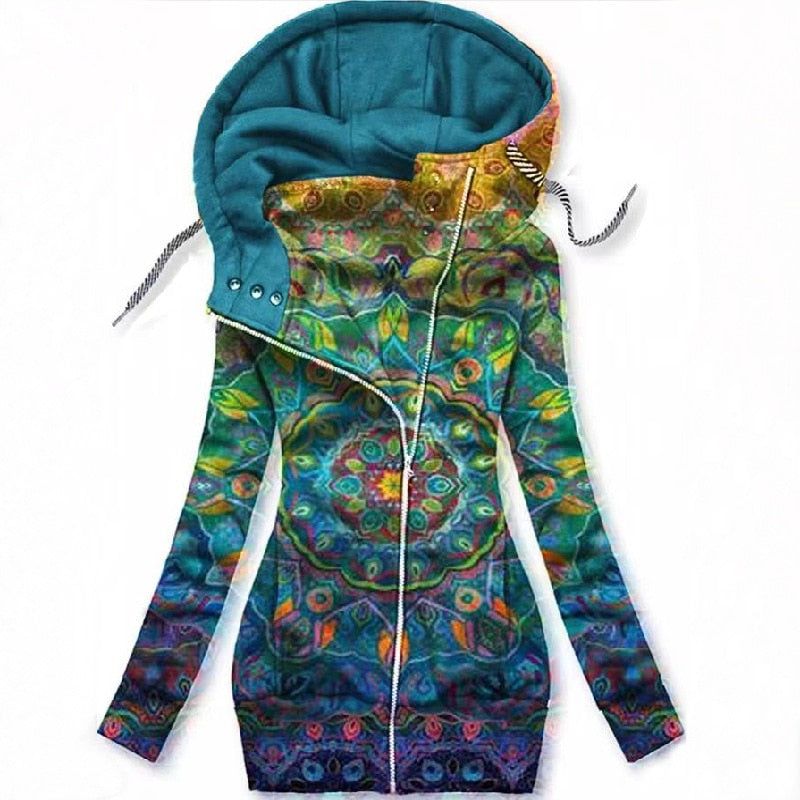 Autumn Winter Woman Sweatshirt Fleece Hooded Zipper Hoodies Female Casual Woman Cardigan Clothes for Teens 3