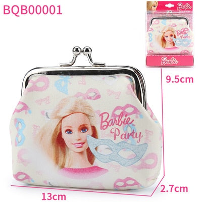 Barbie Children's Coin Purse Anime Cartoon Girls Portable Small Princess Purse Kawii Kids Mini Wallet Clutch Handbag for Gifts AMAIO