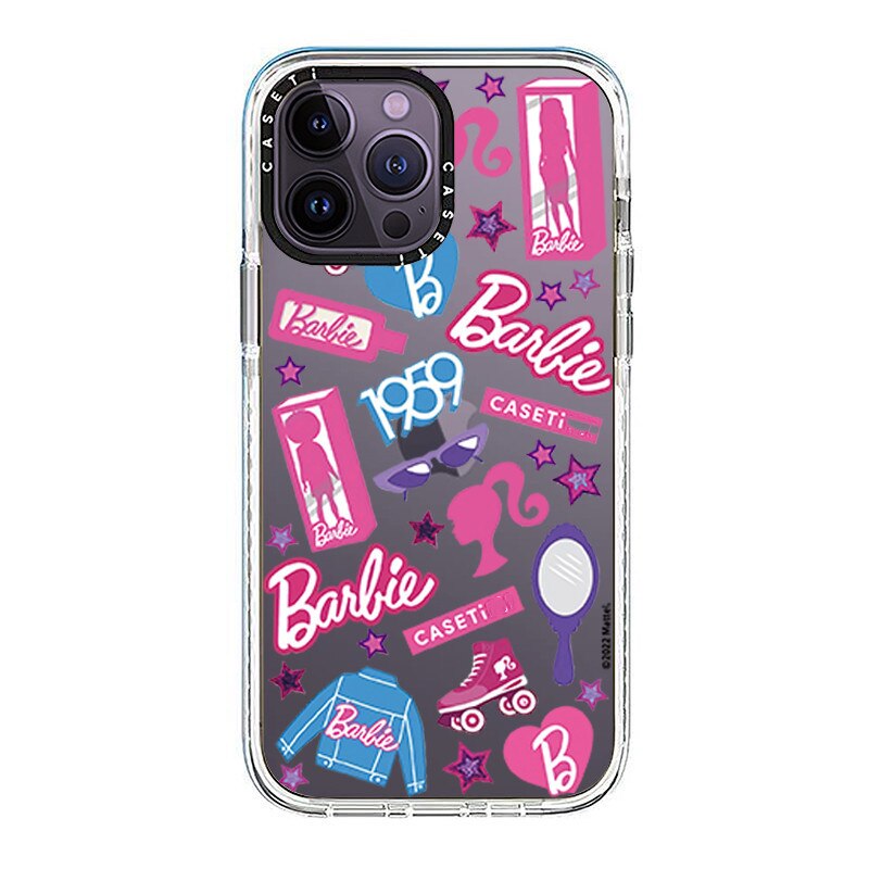 Barbie Iphone Case Y2K Girls 14Promax 13 11 12 Shell Kawaii Cute Women Smartphone Case Portable Phone Accessory Cell Holder Gift Black