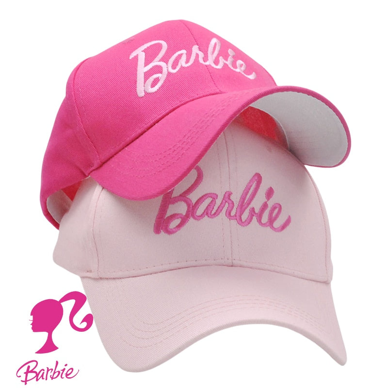 Barbie Letter Baseball Cap Ins Korean Version Y2K Girls Cute Embroidery Hat Female Summer Casual Fashion Peaked Cap Sun Viser