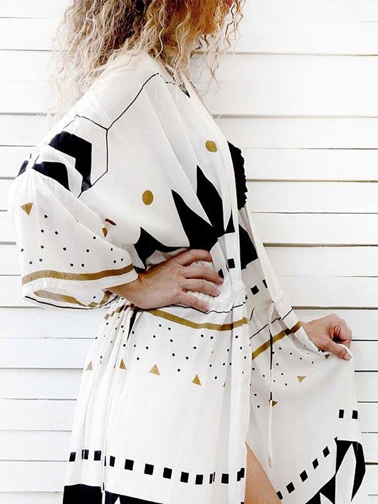 Beach Dress Sarong Cover-up Swimwear Bobe De Plage Pareo SFA-A One Size