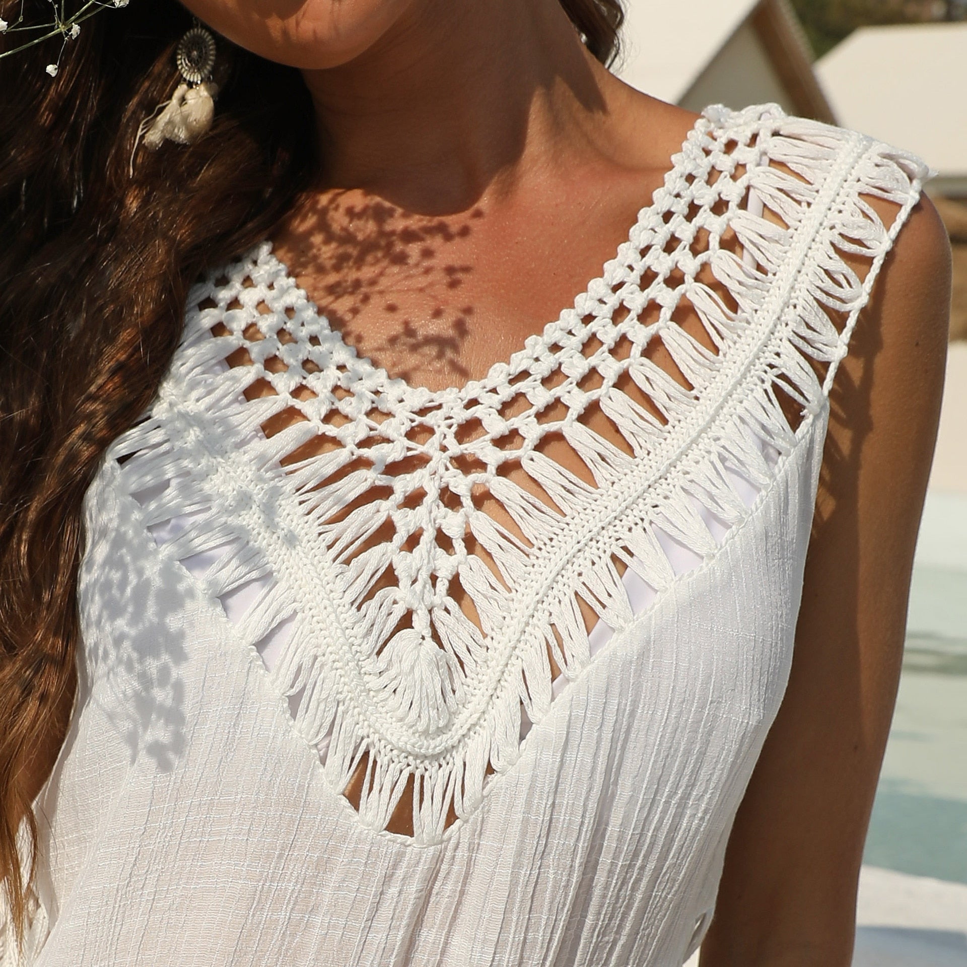 Beach Dress Tunic Cover Ups for Women Pareo