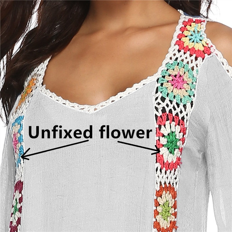 Big Size Beach Cover Up Crochet Maxi Dress Swimwear Robe Cover-ups - Ups White Pareo Suit Swim Wear xxl Beachwear