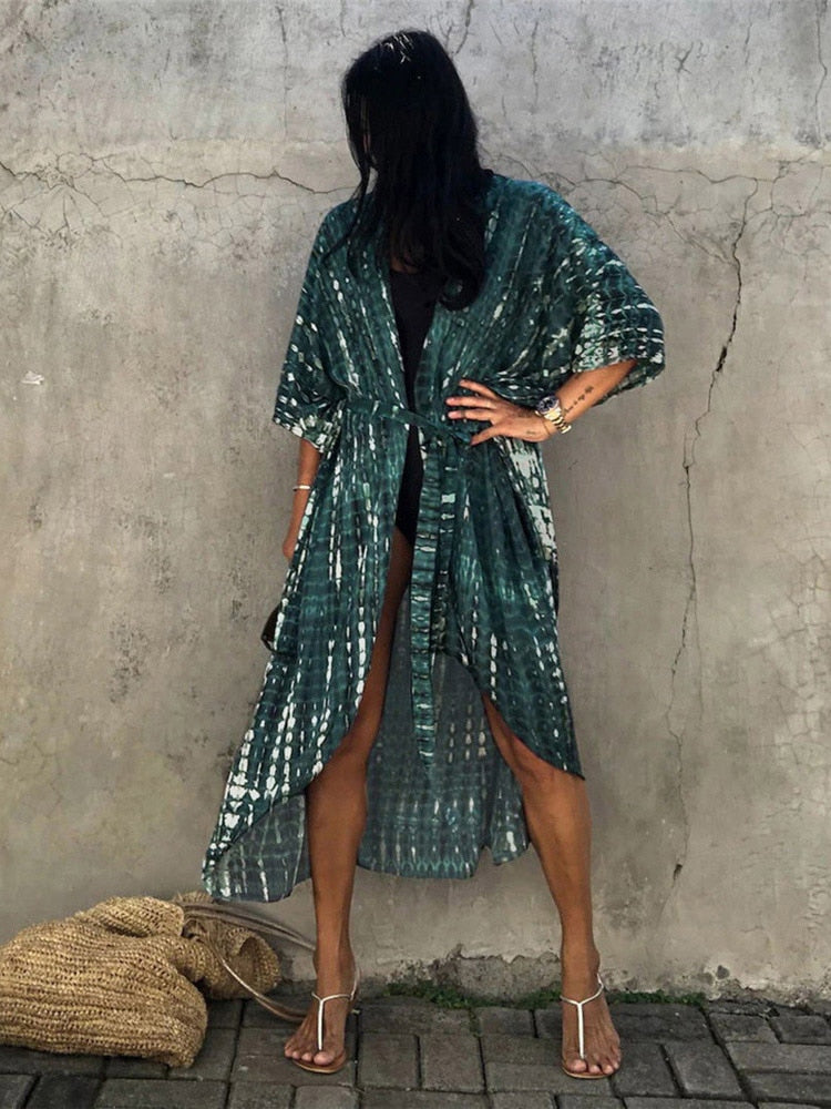 Bikini Cover-ups Beach Pareo Stripes