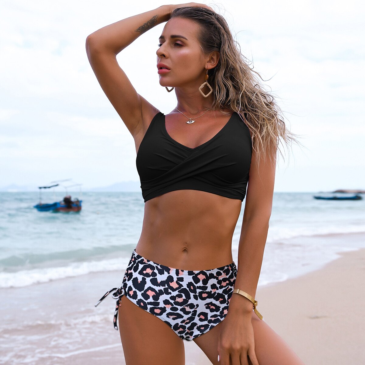 Bikini Set Push Up High Waisted 6