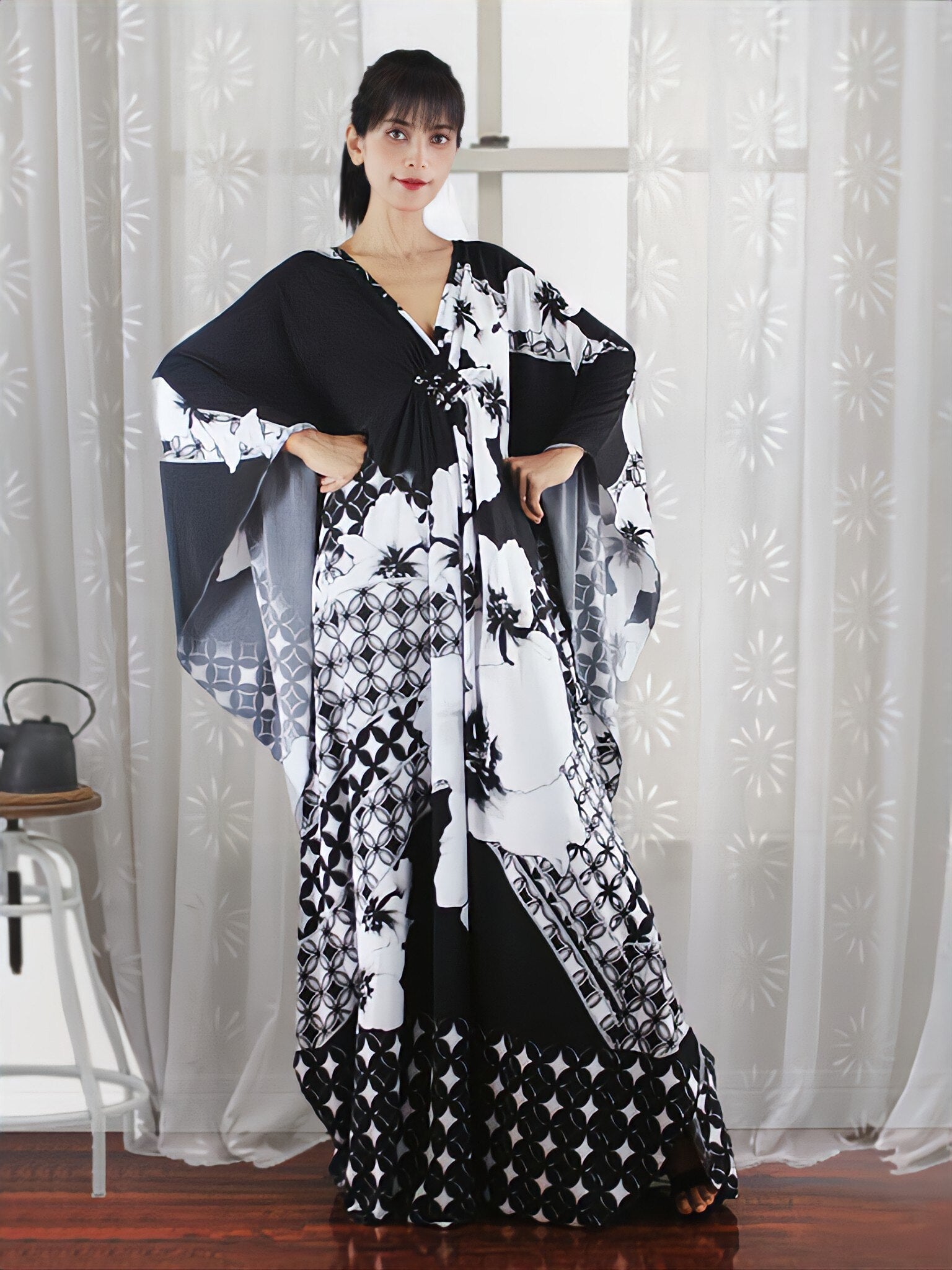 Black Beach Cover Up Plus Size Robe Kaftans Sarong Bathing Suit Cover Ups Beach Pareos Bikini Cover Up Womens Beachwear Tunic Color 23 One Size