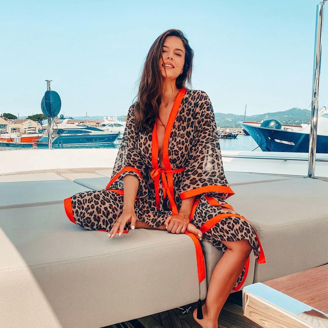Blue Eyes Bikini Beach Cover up Tunics for Beach Long Kaftan Bikini Cover up Robe de Plage Sarong Beach Swimsuit cover-ups TZ21131O10 One Size