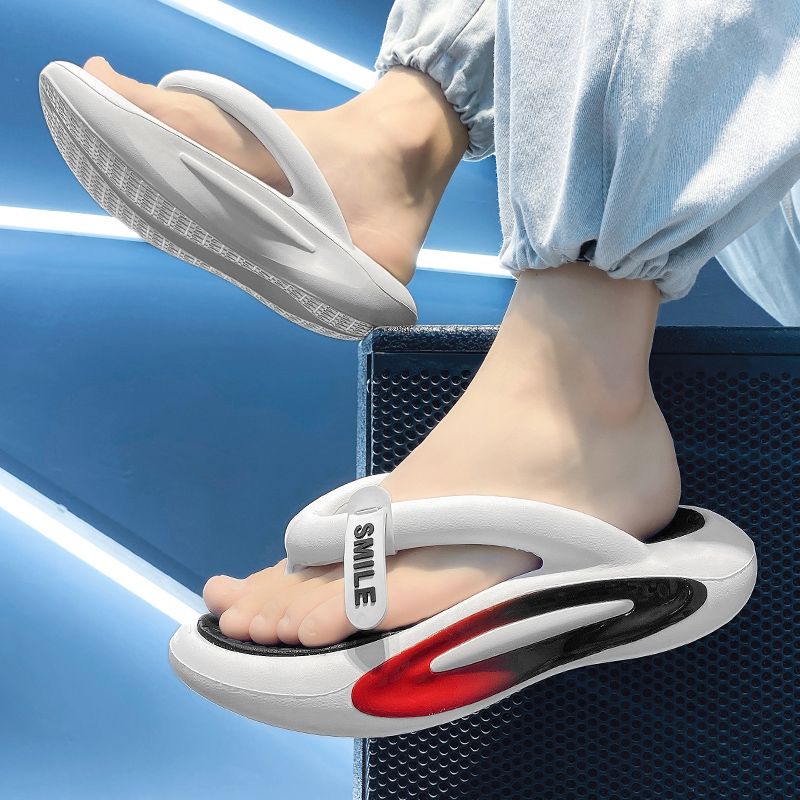 Casual Platform Non-slip Flip Flops Shoes 2024 Summer New Fashion Bathroom Home Slippers Womens EVA Indoor Slides Sandals 30-White
