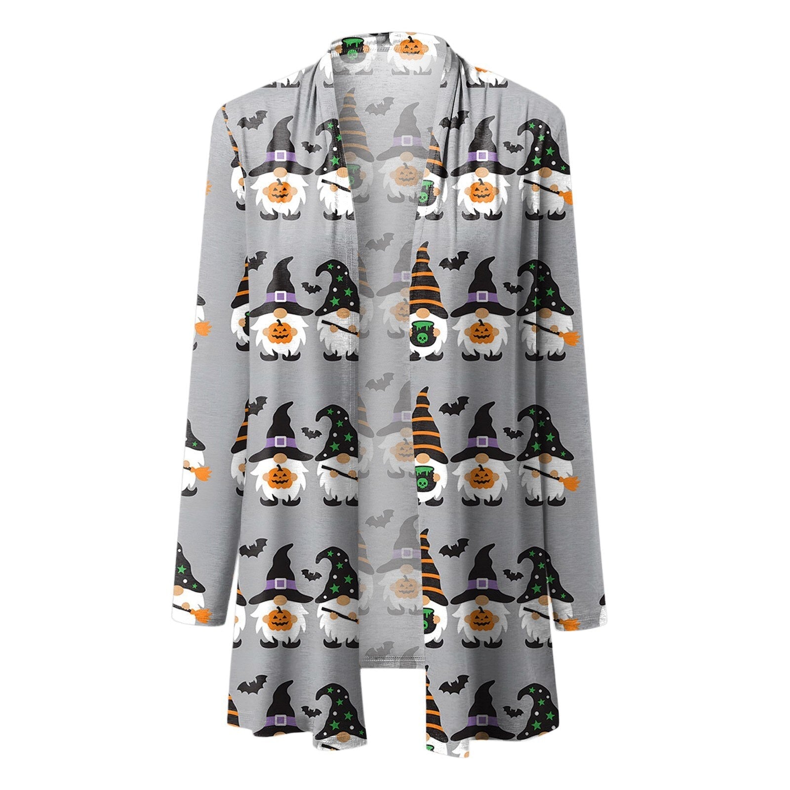 Casual Versatile Halloween Printed Thin Coat Cardigan New Basic Jackets For Women Fashion Woman Clothes Streetwear Ropa De Mujer