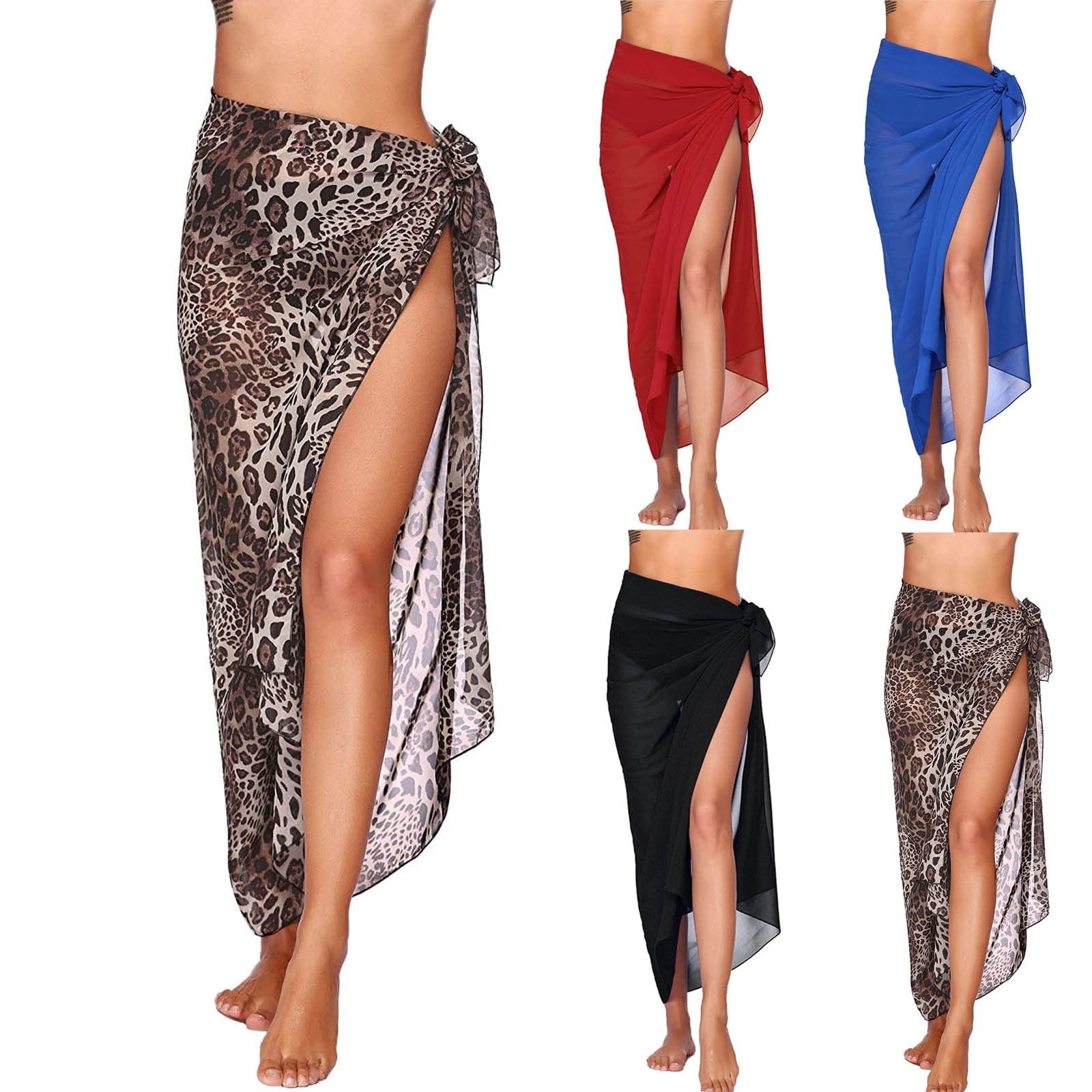 Chiffon Swimwear Pareo Scarf Beach Cover Up Wrap Kaftan Sarong