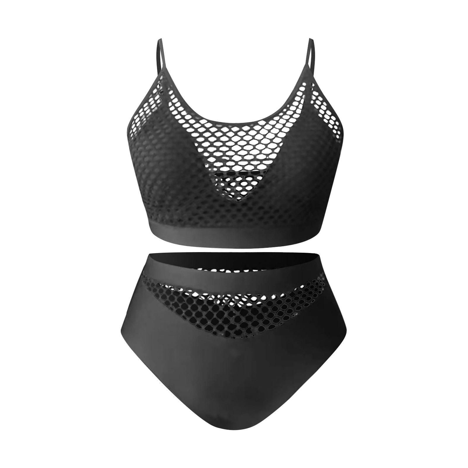 Cotton Hollow Out Mesh Swimsuit Fashion Beach Bikini Swimsuit