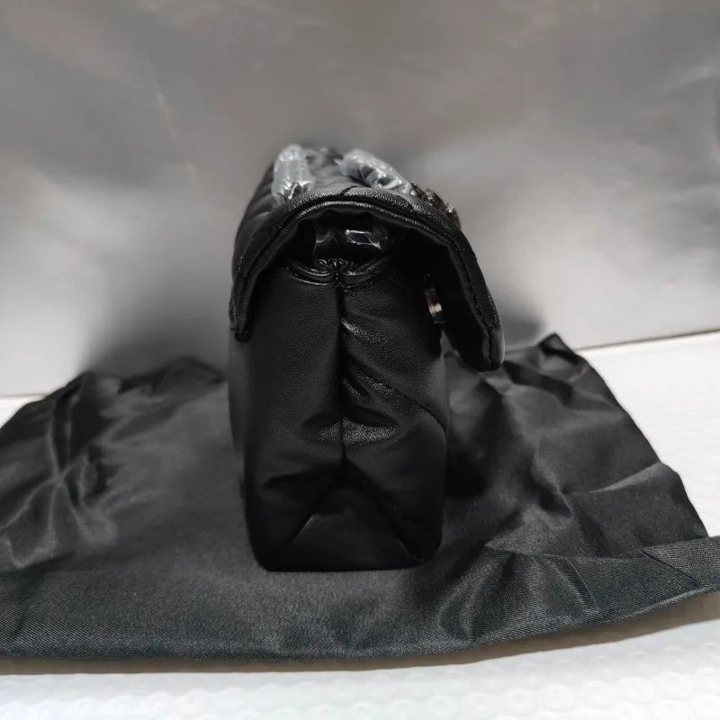 Crossbody Bag Fashion Small Fragrant Wind Lingge One Shoulder Chain PU Bag Women Mini