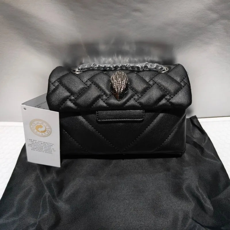 Crossbody Bag Fashion Small Fragrant Wind Lingge One Shoulder Chain PU Bag Women Mini