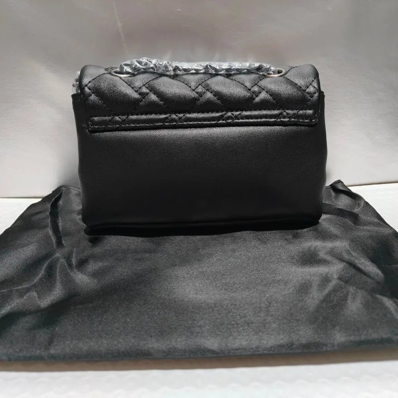 Crossbody Bag Fashion Small Fragrant Wind Lingge One Shoulder Chain PU Bag Women Mini