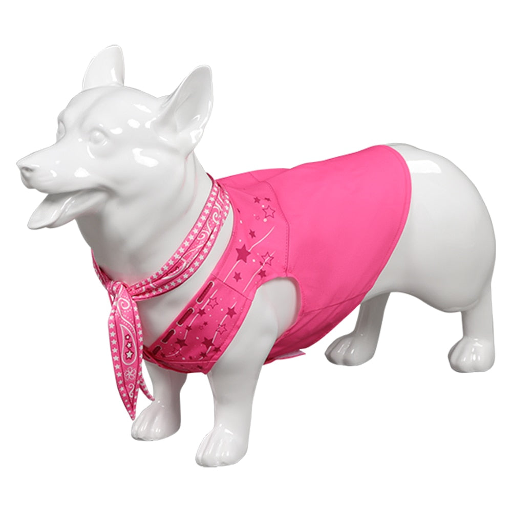 Dog Clothes Pet Barbie Margot Ken Cosplay Costume Outfits For Puppy Cute Sweet Halloween Carnival Party Suit Role Play Clothing Margot