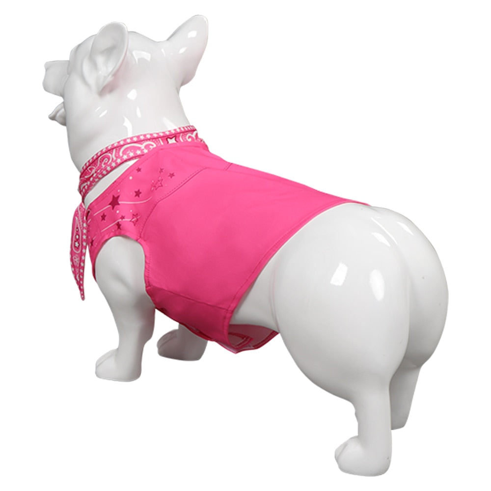Dog Clothes Pet Barbie Margot Ken Cosplay Costume Outfits For Puppy Cute Sweet Halloween Carnival Party Suit Role Play Clothing