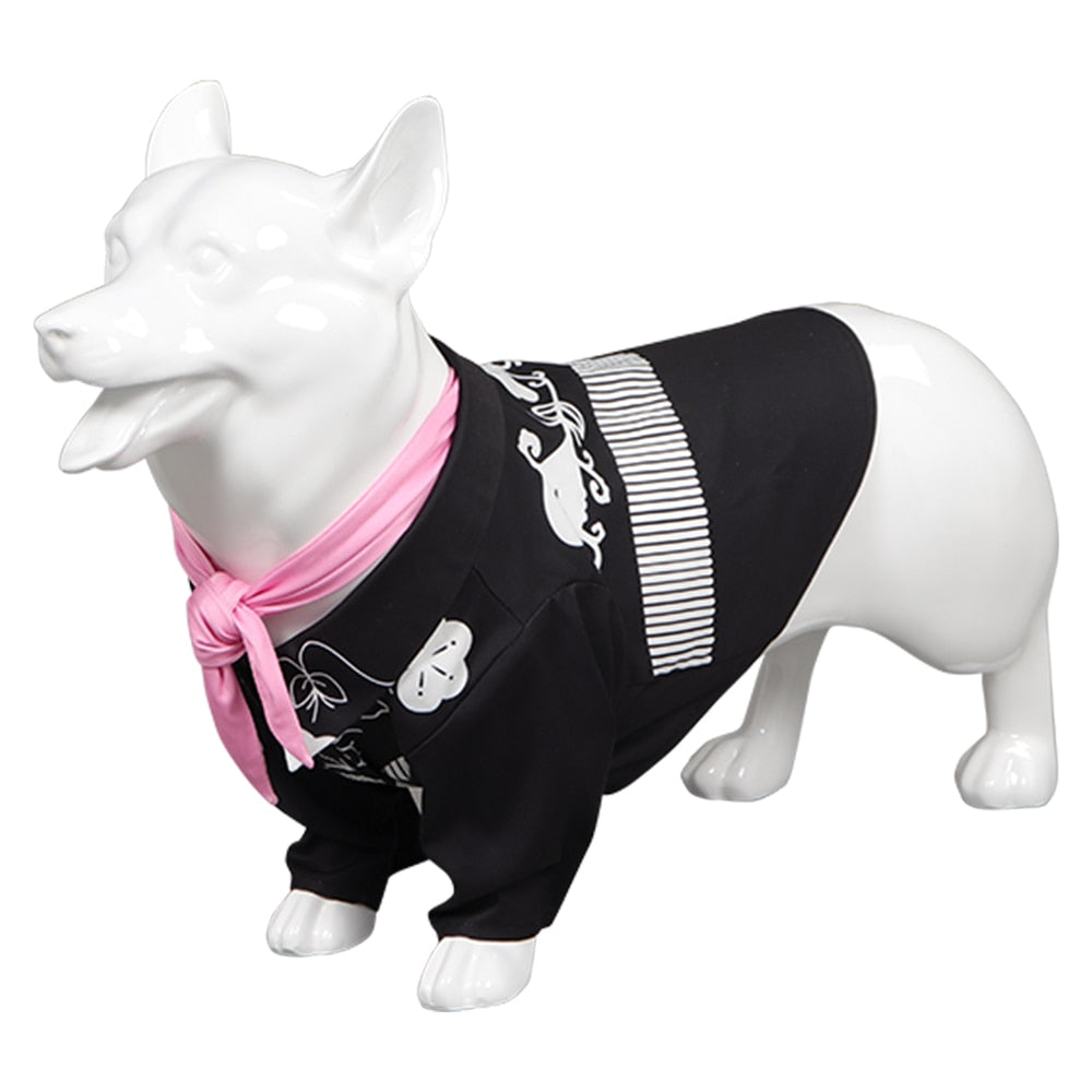 Dog Clothes Pet Barbie Margot Ken Cosplay Costume Outfits For Puppy Cute Sweet Halloween Carnival Party Suit Role Play Clothing Ken