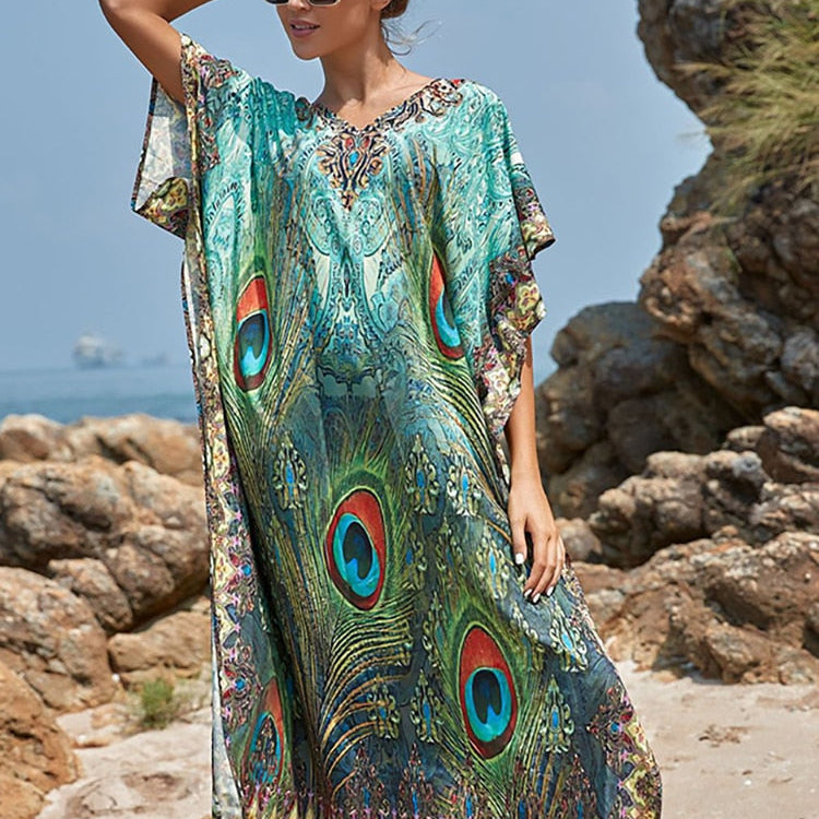 Easy Dry Beach Cover Up Robe Plage Pareo