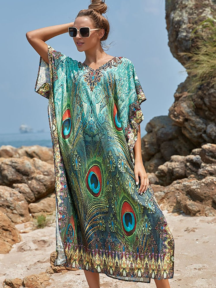 Easy Dry Beach Cover Up Robe Plage Pareo