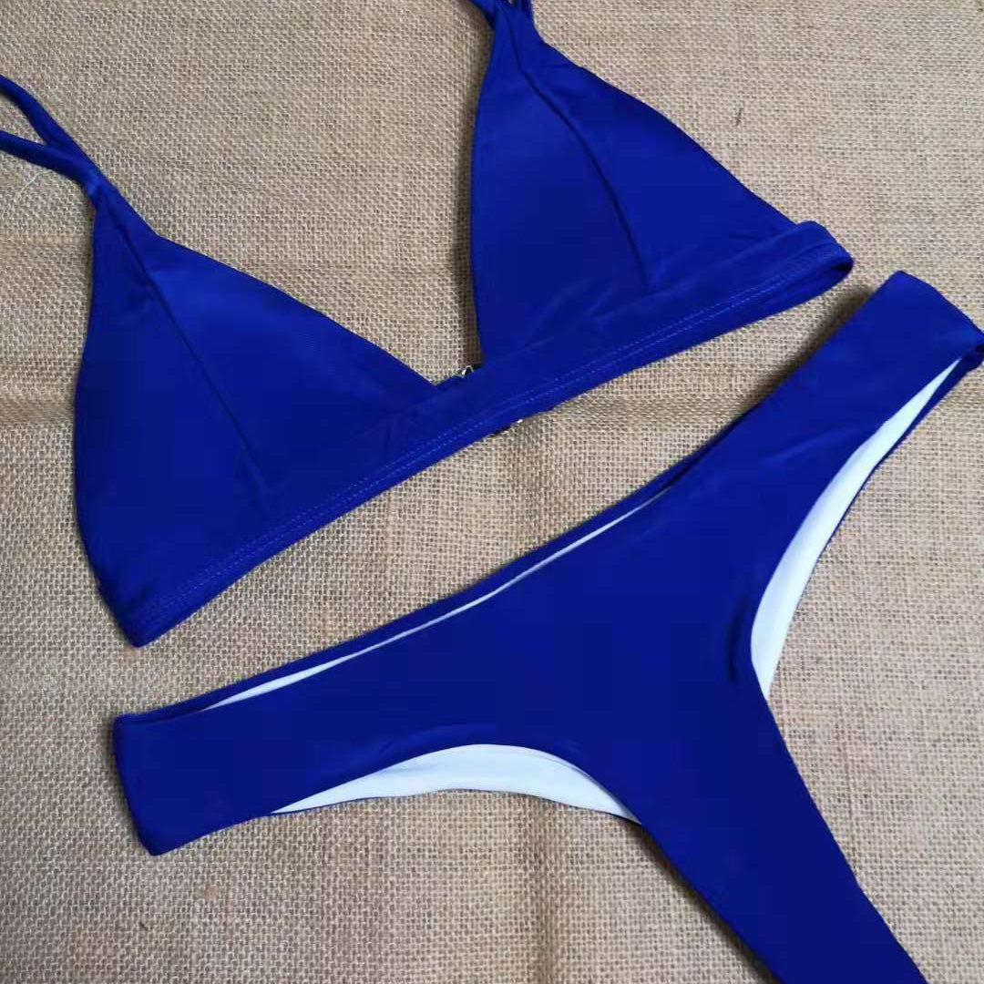 European And American New Split Sexy Bikini Women's Swimwear