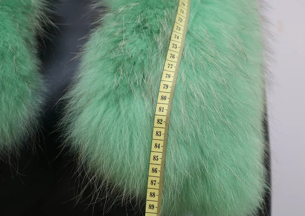 European Version 2024 Winter New Light Luxury All-match Big Fur Collar Loose Women's Long-Sleeved Bread Korean Version Down Jack
