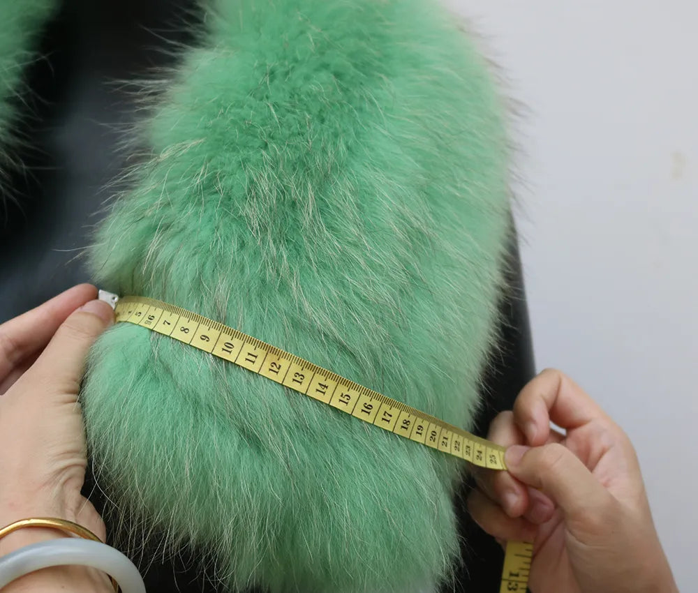European Version 2024 Winter New Light Luxury All-match Big Fur Collar Loose Women's Long-Sleeved Bread Korean Version Down Jack