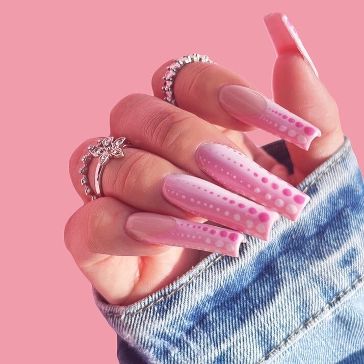 Fake Nails Heart Pattern Full Cover Fake Nails DIY Glue Press On Nails Nail Supplies For Professionals JP1444