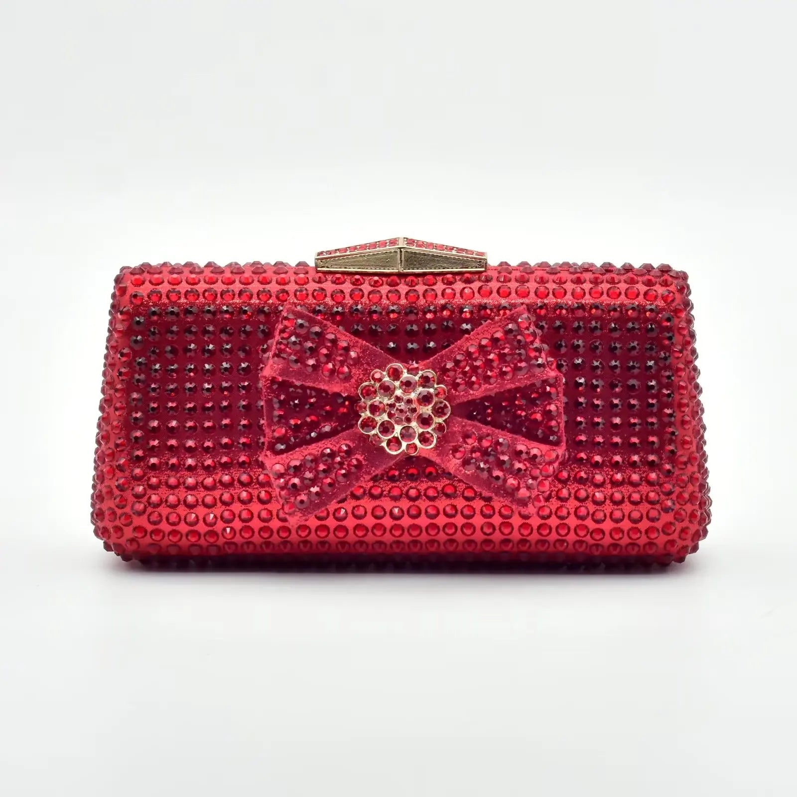 Fashion Evening clutch Bag Purses and handbag luxury Designer shoulder bag Shiny Crystal Clutch purse party bag banquet bag Red