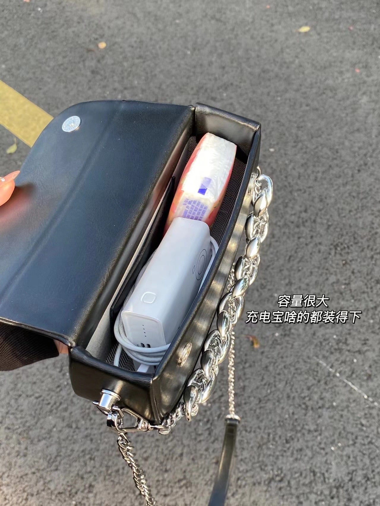 Fashion Female Barbie Letter Chain Crossbody Square Bag Y2K Girls Shoulder Messenger Bag Portable Coin Purse Pouch Handbag Gifts