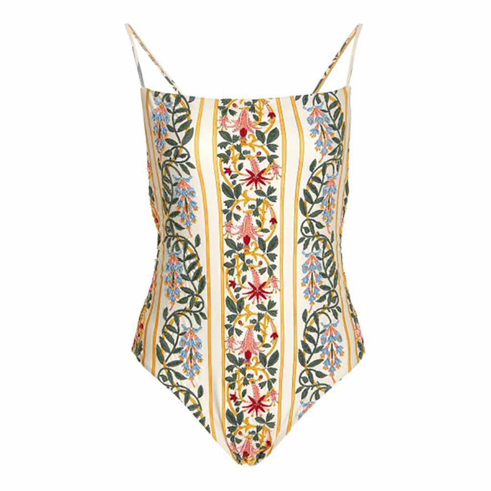 Fashion Floral One-piece Swimsuit Micro Bikini Extreme Sexy Women Swimwear - Beach Dress Bathing Suit Swimming Biquini Luxury