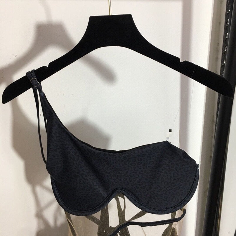 Fashion One Piece Swimwear - Sexy Design Clothes Retro One Shoulder