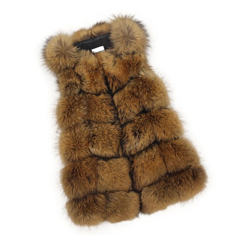 Fashion winter warm fur coat Natural fox fur women's coat Real fox fur coat Thick fur coat X136