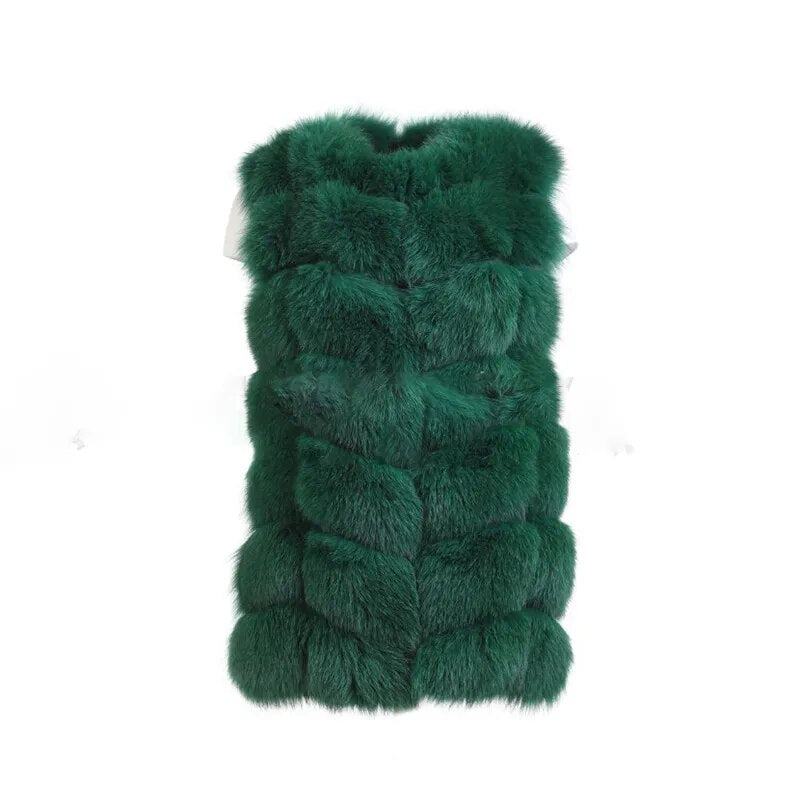 Fashion winter warm fur coat Natural fox fur women's coat Real fox fur coat Thick fur coat X141