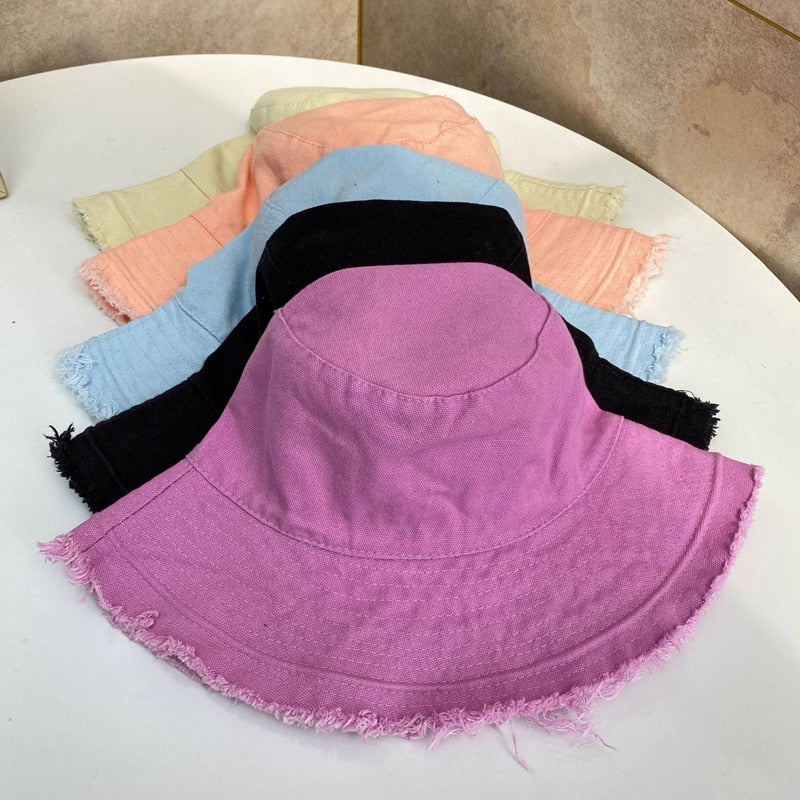 Foldable Bucket Hat Sun Visor UV Protection UPF 50+ Sun Hat Bucket Summer Men Women Large Wide Brim Panama Beach Cap Female 2024