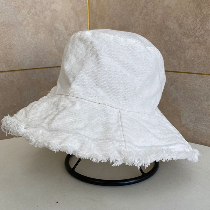 Foldable Bucket Hat Sun Visor UV Protection UPF 50+ Sun Hat Bucket Summer Men Women Large Wide Brim Panama Beach Cap Female 2024