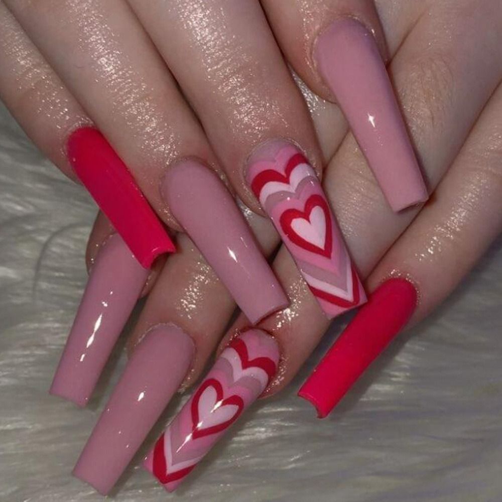 French Ballet False Nails With Gold Foil Glitter Designs Wearable Long Coffin Ballerina Press On Fake Nails Full Cover Nail Tips A2