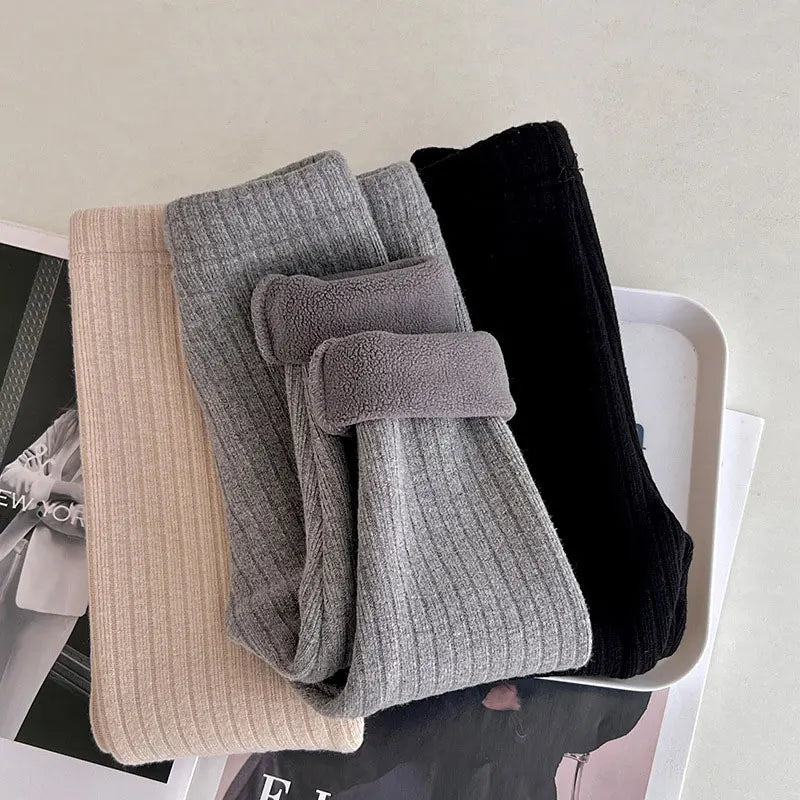 Girls Leggings Autumn Winter Pants For Kids Cotton Warm Children's Velvet Trousers Toddler Underpants Korean Style
