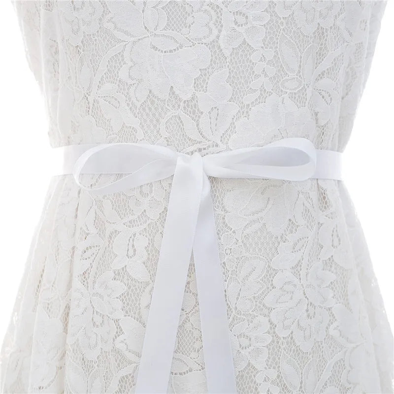 NZUK Crystal Bridal Belt Rhinestones Bridal Sash Sliver Wedding Dress Belt Bridal Dress Belt for Dresses Wedding Gown White ribbon