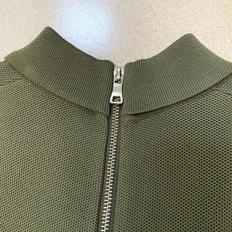 HIGH QUALITY Newest Designer Runway Fashion Women's Short Sleeve Notched Collar Lion Buttons Knitted Dress